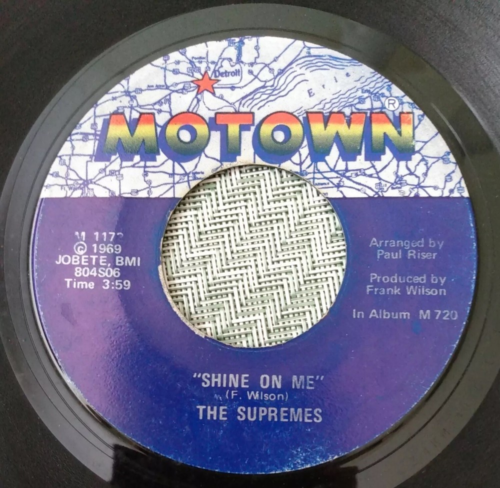 The Supremes Stoned Love/Shine On Me Motown M 1172 45 rpm