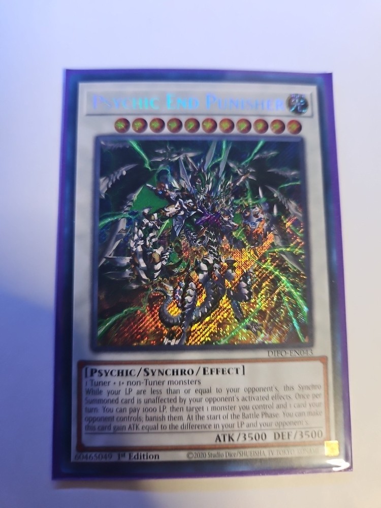 Psychic End Punisher DIFO-EN043 1st Ed Dimension Force Ultra Rare Card