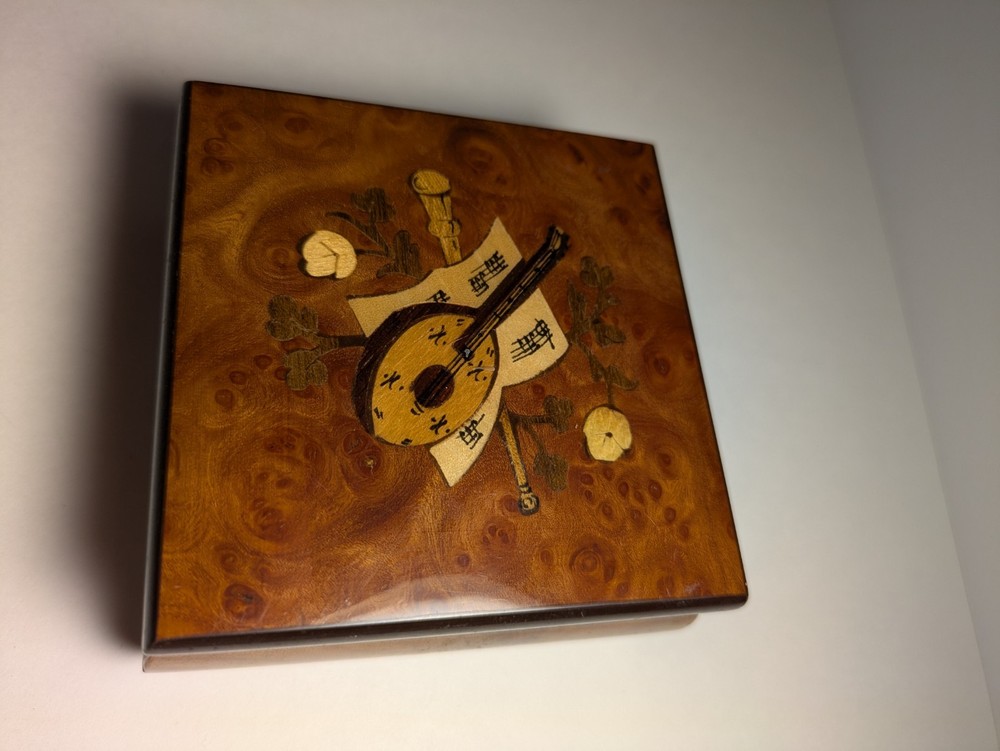 Italian Notturno Wooden Jewelry Box Handcrafted in Italy