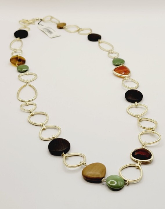 FOSSIL Gold tone Semi Precious 33