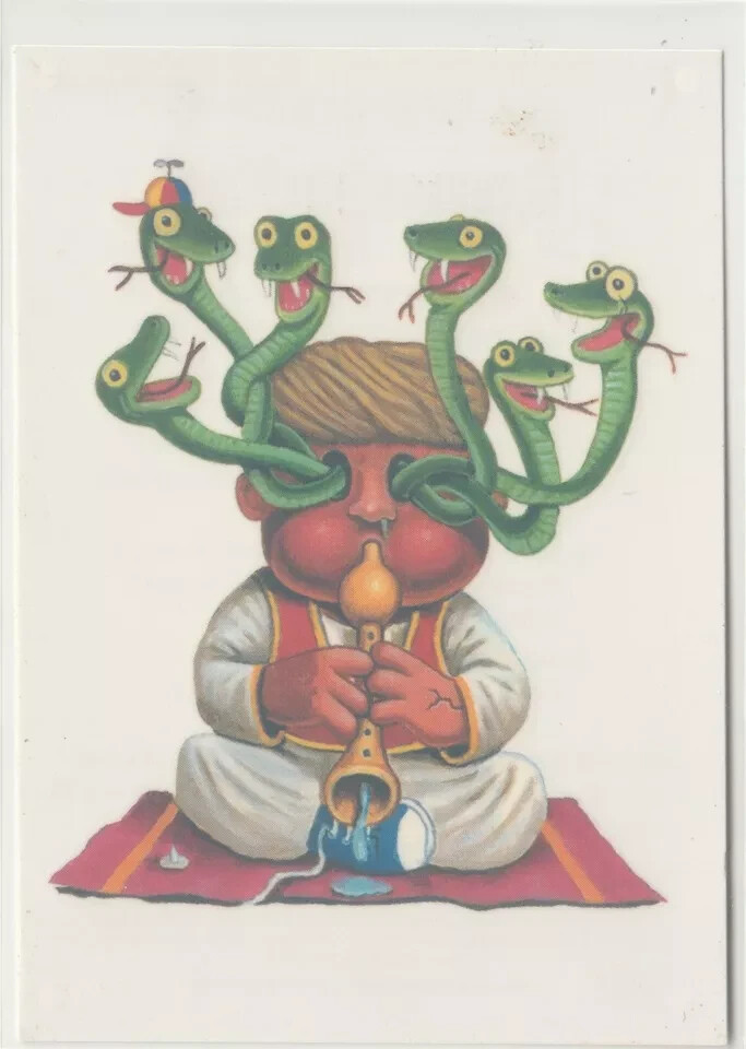 Snakey Jake Gross Tattoos Garbage Pail Kids GPK 2005 ANS4 Series 4
