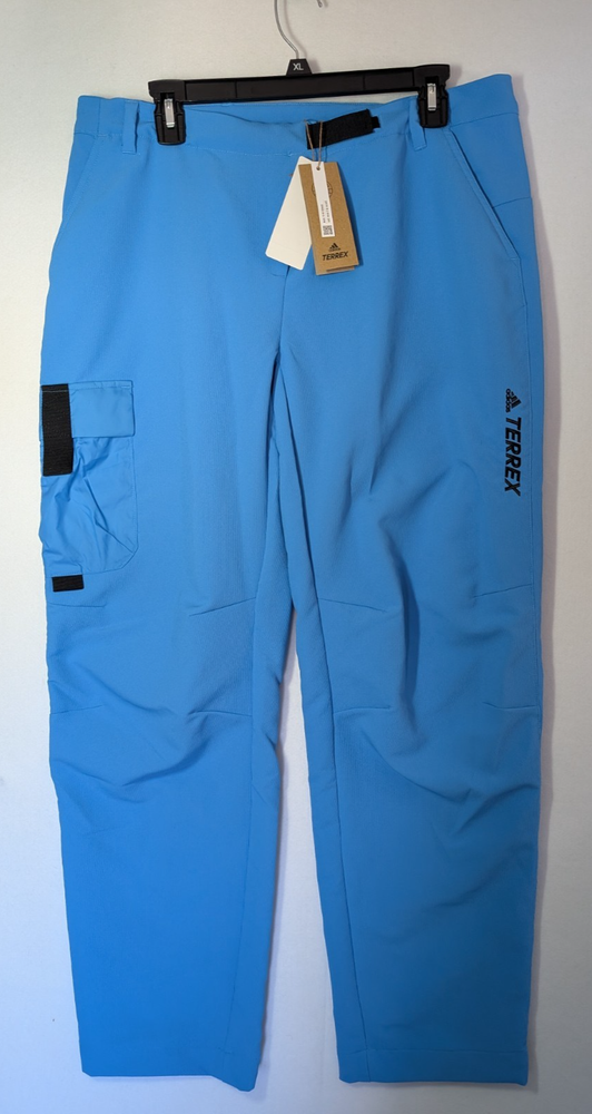 Adidas Terrex Liteflex Hiking Senderismo Pants womens LARGE L Blue NEW with tags