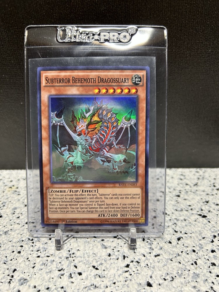 Subterror Behemoth Dragossuary RATE-EN083 1st Ed Raging Tempest Ultra Rare
