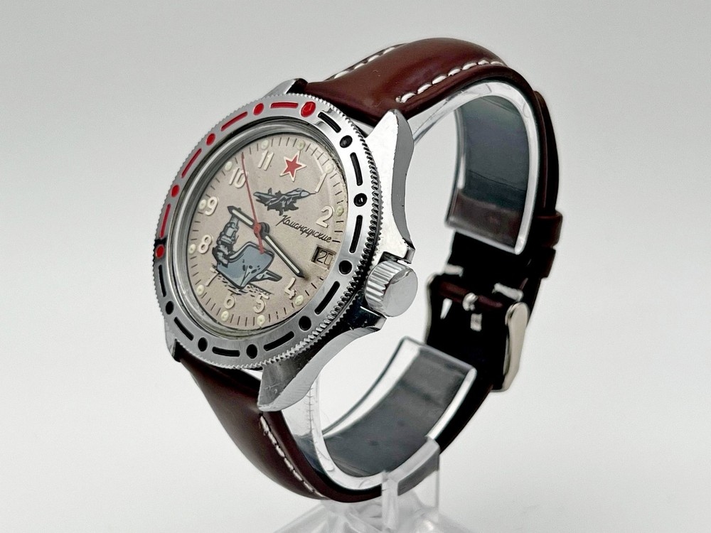 WOSTOK 2414 Komandirskie Vintage Soviet Wristwatch Vostok USSR Serviced Watch