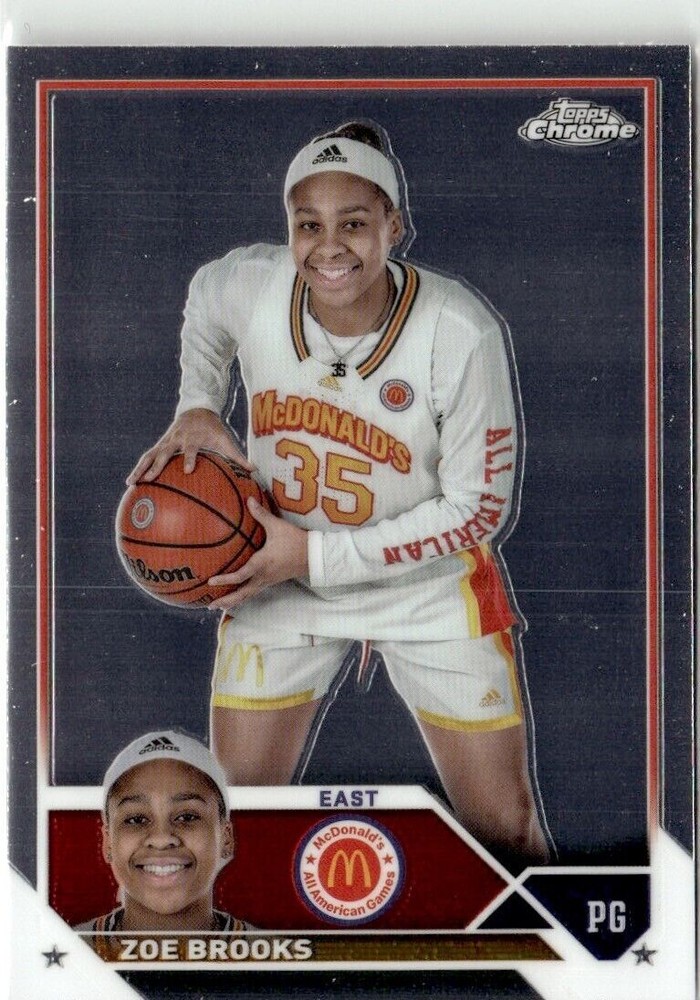 2023-24 CHROME MCDONALD'S ALL AMERICAN ZOE BROOKS NORTH CAROLINA STATE