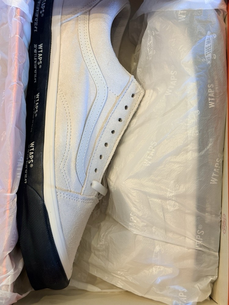 VANS WTAPS x Old Skool LX White Black VNOA4P3X20F size 11.5