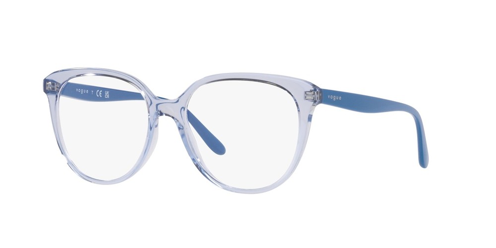 VOGUE VO5451 2598 Transparent Light Blue Demo Lens 51 mm Women's Eyeglasses