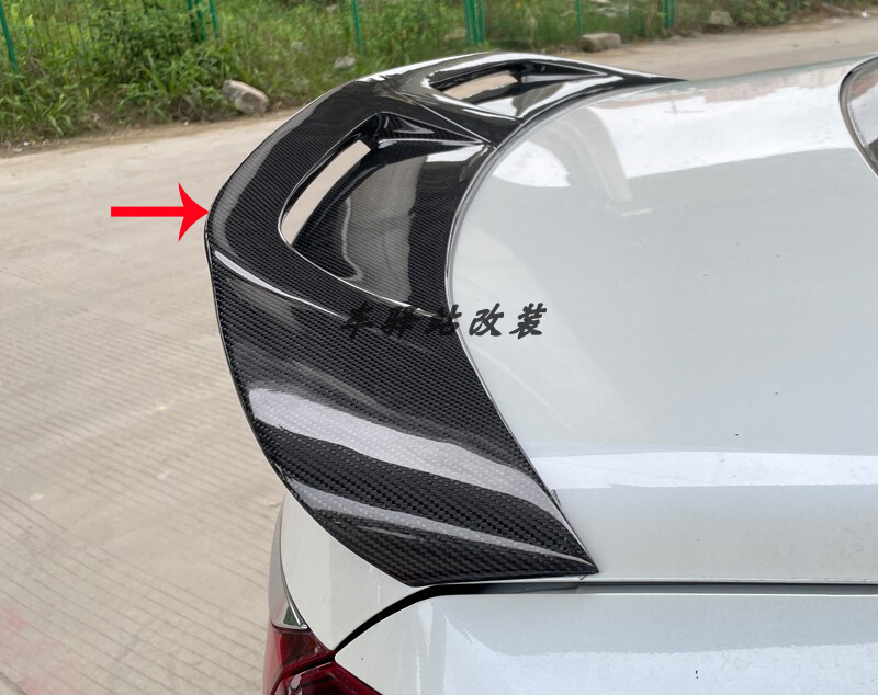 For Honda Accord Sedan Real Carbon Fiber Rear Trunk Wing Spoiler Lip 2013-2017