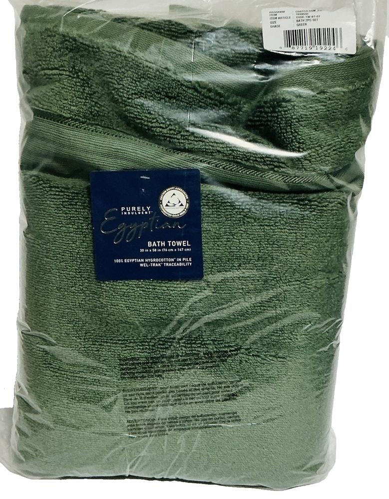 Purely Indulgent 100% Egyptian Cotton Bath Towel Set  30