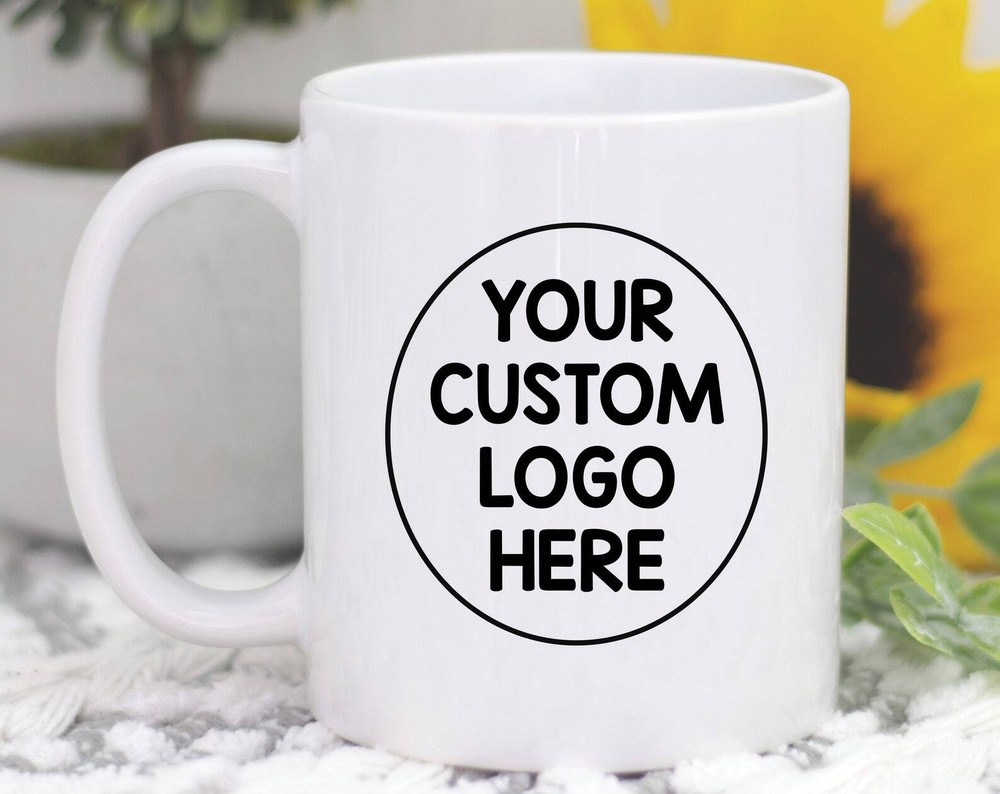 Personalized Coffee Mug with Your Logo - Custom Company Gift