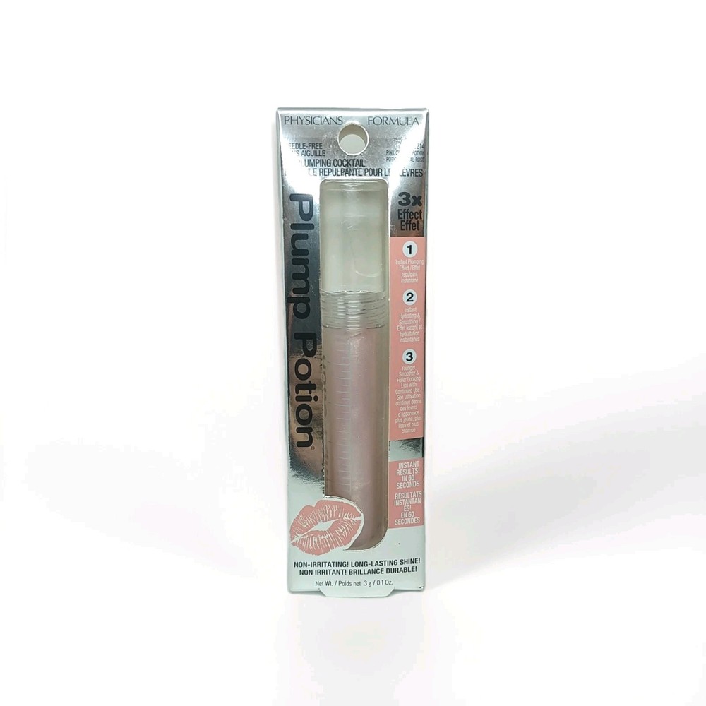 Physicians Formula Plump Potion Lip Pink Crystal Potion 2214 Plumping Cocktail