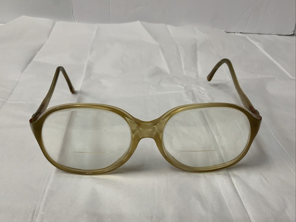 Vintage Contessa Dante Retro Mod Eyeglass Frames 80’s Round Plastic