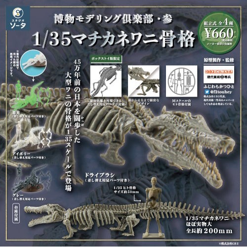 Natural History Modeling Club 1/35 Toyotamaphimeia Skeleton Mini-Figure by SO-TA