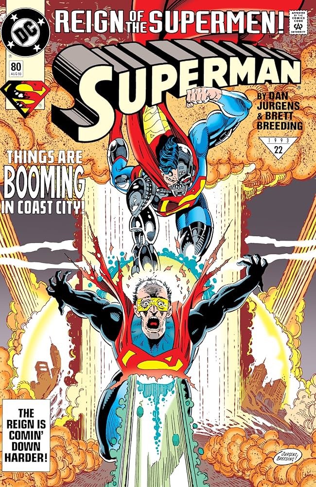 Superman #80 Newsstand Cover (1987-2006) DC Comics