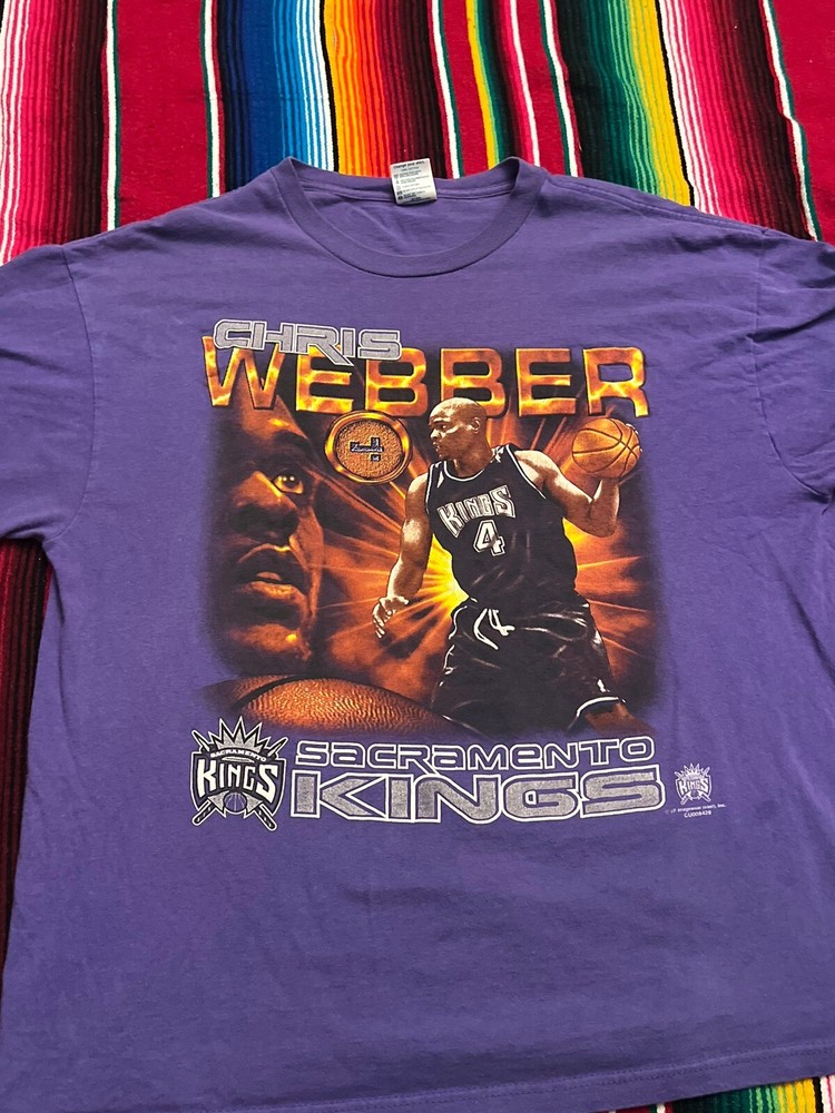 Vintage Sacramento Kings Chris Webber Coin Tee