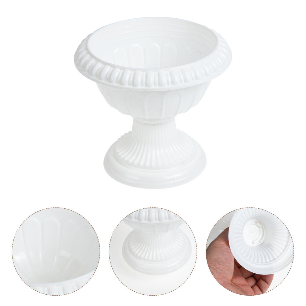 Urn Plant Container European Style Flower Pot Decorative Flowerpot