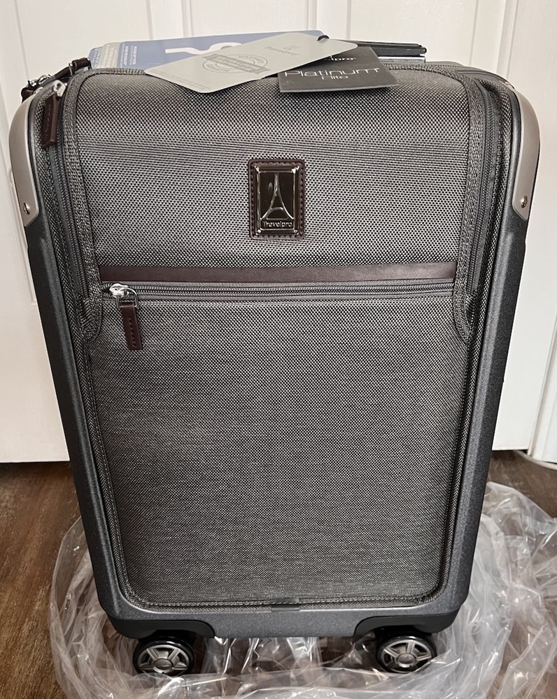 Travelpro Platinum Elite Hardside Expandable Carry-On Luggage in Vintage Grey