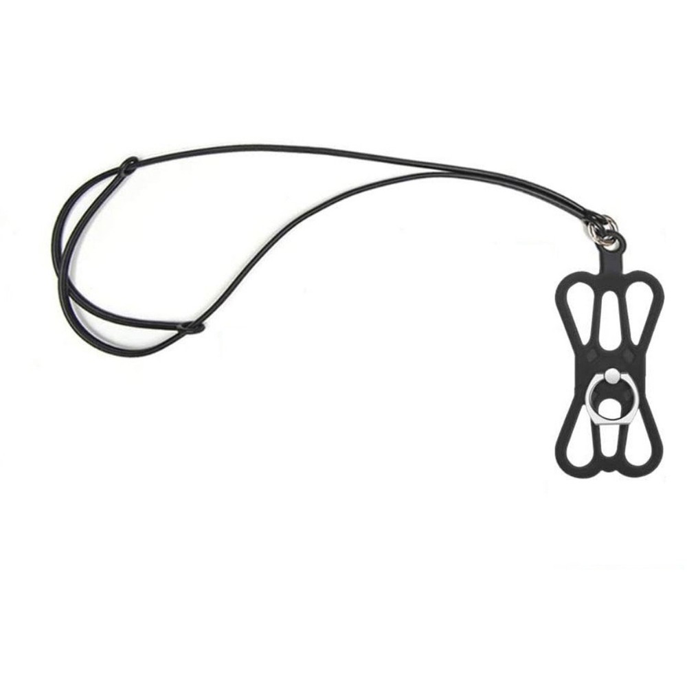 Silicone Neck Lanyard with Ring for Phone Strap Holder  