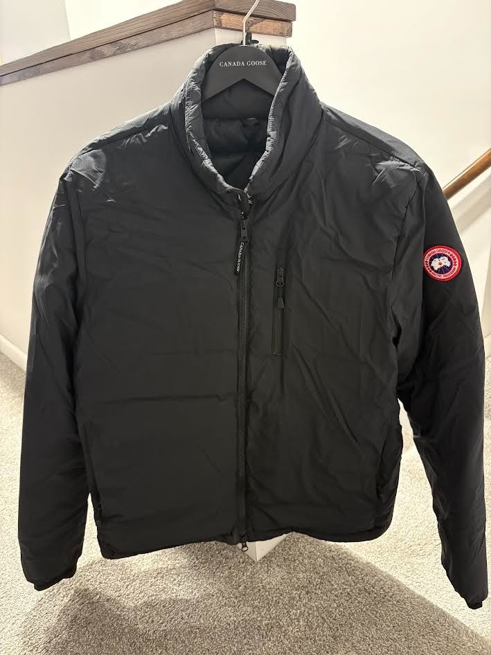 Canada Goose Mens Lodge Jacket Lightweight Large Black 5079M