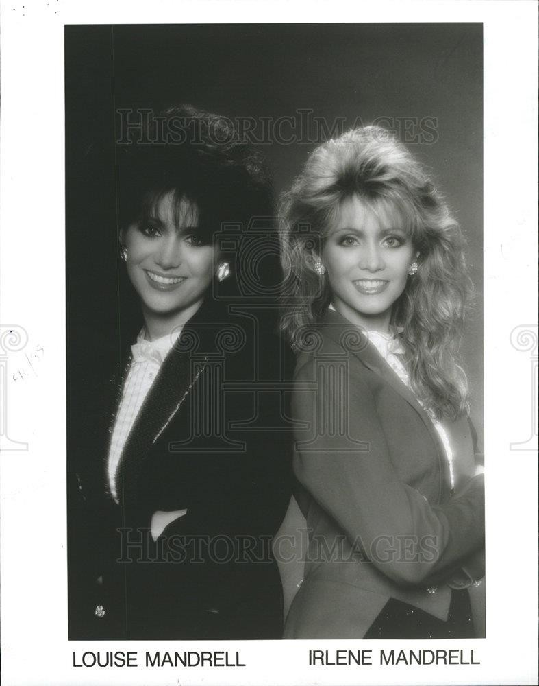1990 Press Photo Louise Mandrell Irlene Mandrell - dfpb23625