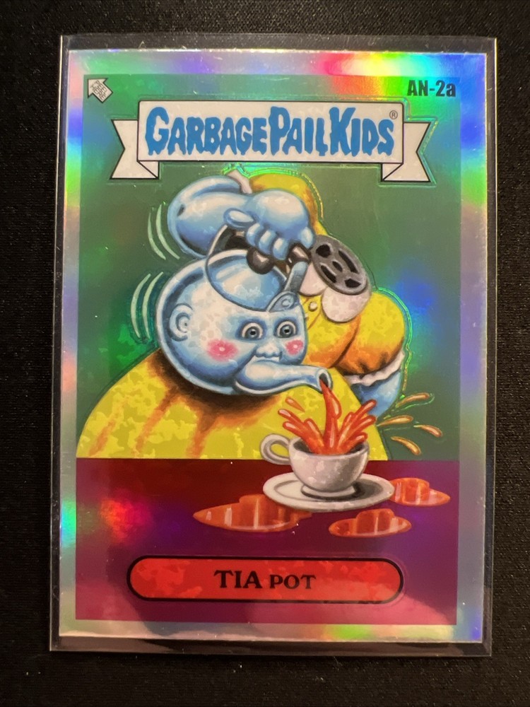 2025 Topps Chrome: Garbage Pail Kids S7-Refractor #AN-2a Tia Pot ☕🐷☕