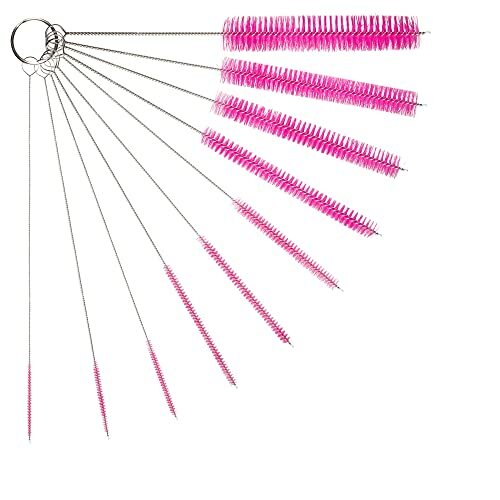 8 Inch Nylon Tube Cleaner Brush Set Long Straw And Bottle Brush For Cleaning Set