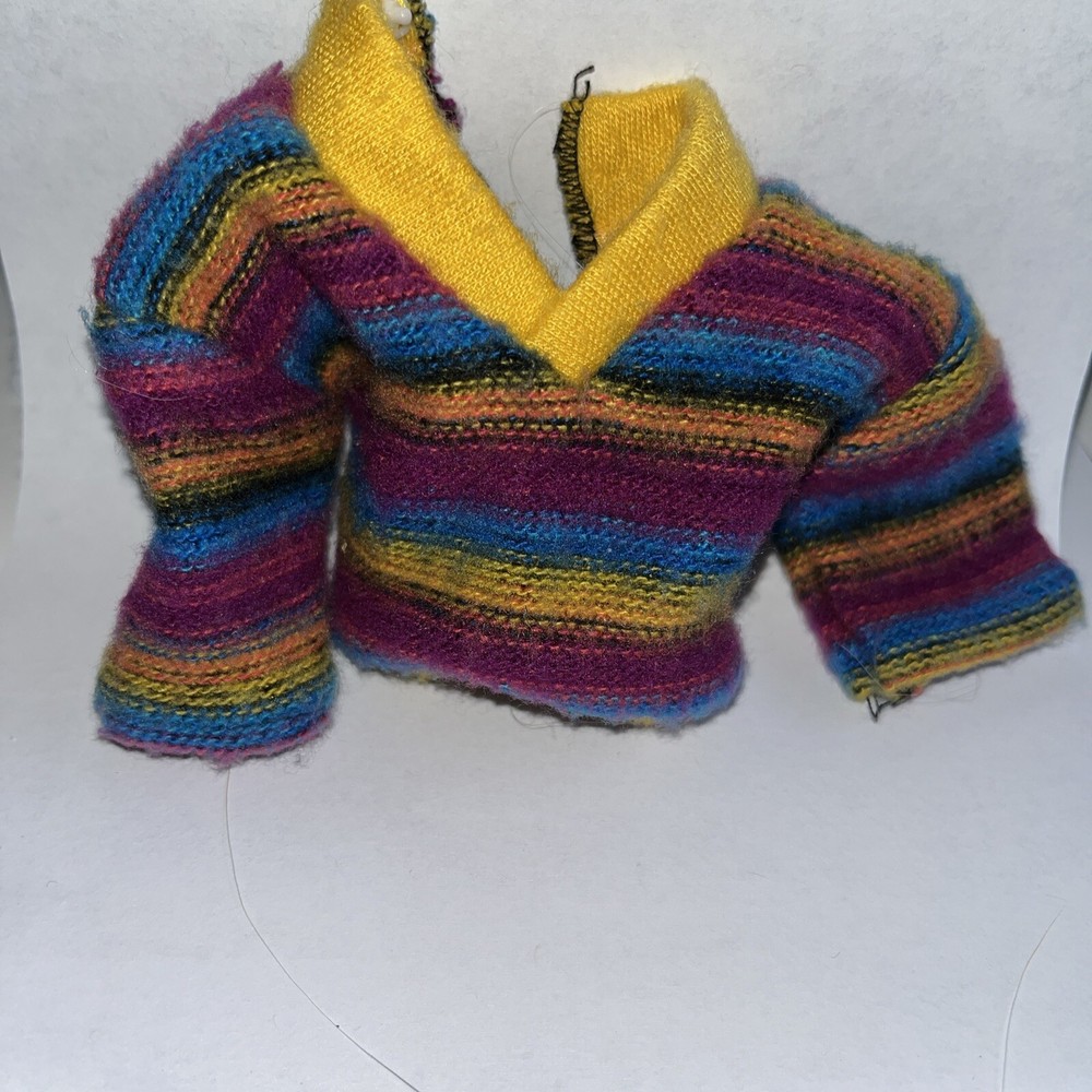 Barbie KEN Striped Sweater For Doll Only May Smell Musty 1980’s NO Snap
