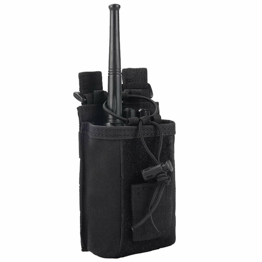 Tactical Molle Belt Radio Pouch Holder Molle Walkie Talkie Bag Holster Bag