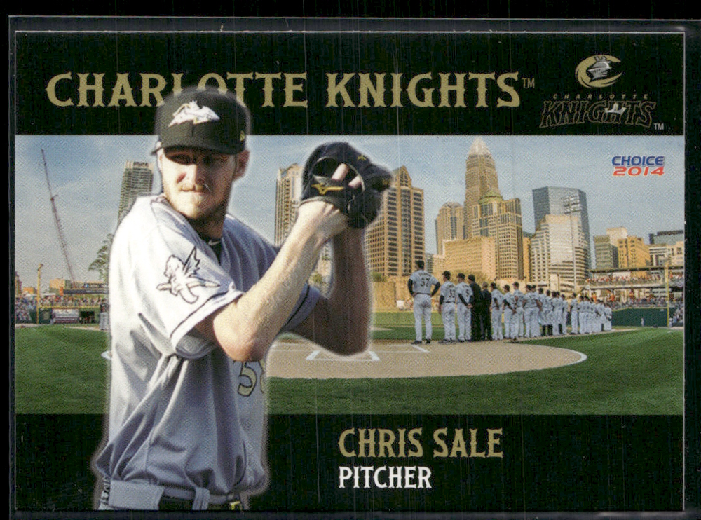 Chris Sale 2014 Charlotte Knights Team Set