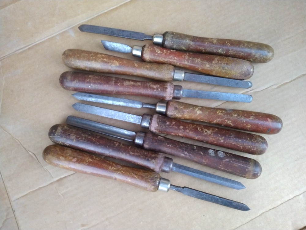 Millers Falls Tools Wood Carving Chisel Tool Lot