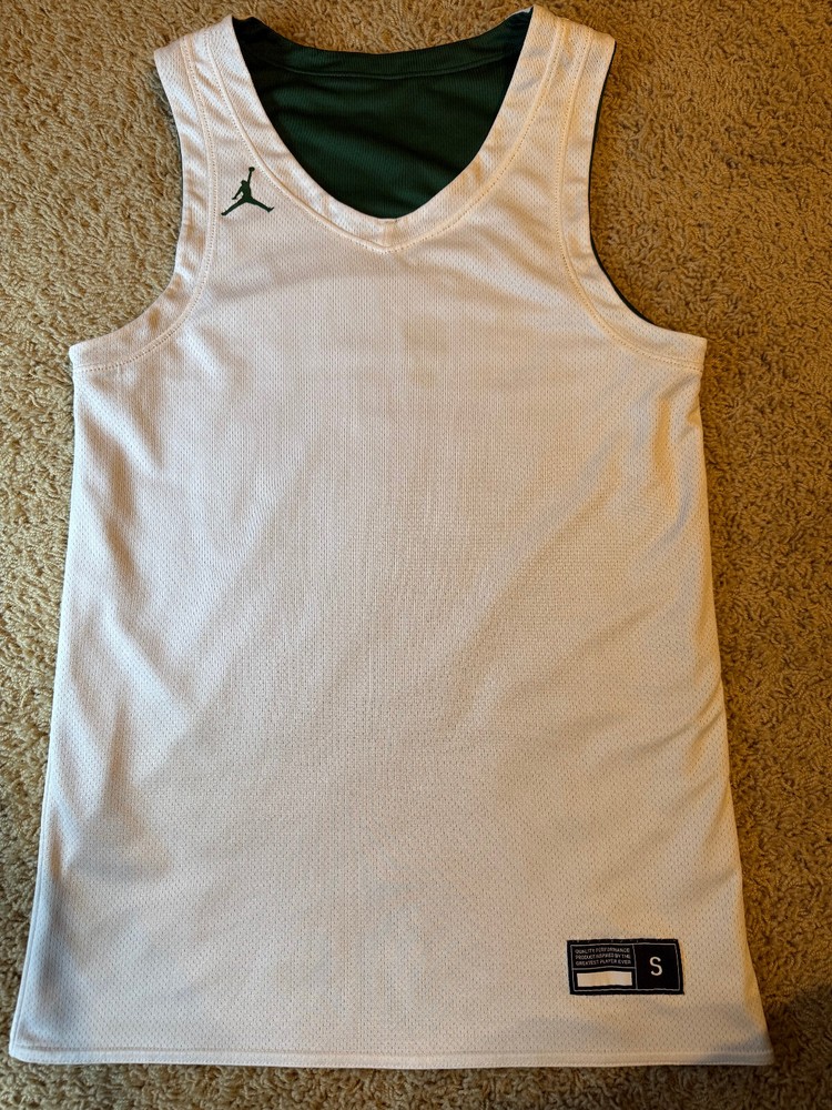 Nike Authentic Jordan Reversible Practice Jersey white/green size S unisex