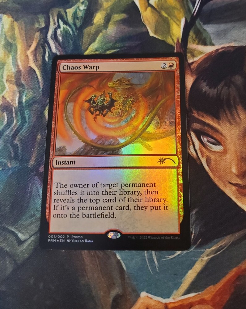 Magic the Gathering MTG CHAOS WARP GATEWAY EVENT FNM ART FOIL PROMO