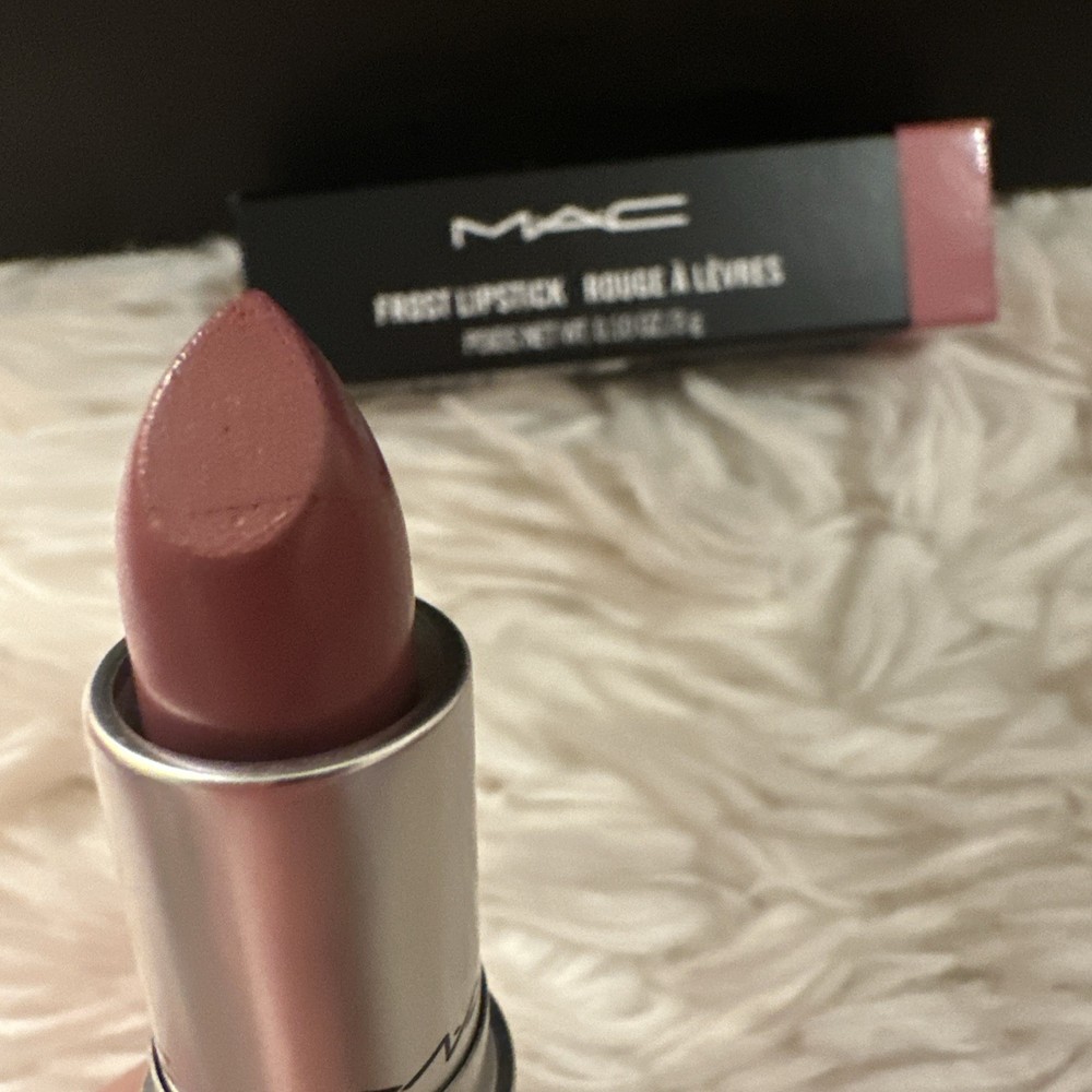 MAC Frost Lipstick Fabby 308 | Full Size 0.10oz, Authentic NIB Pink Nude Shimmer