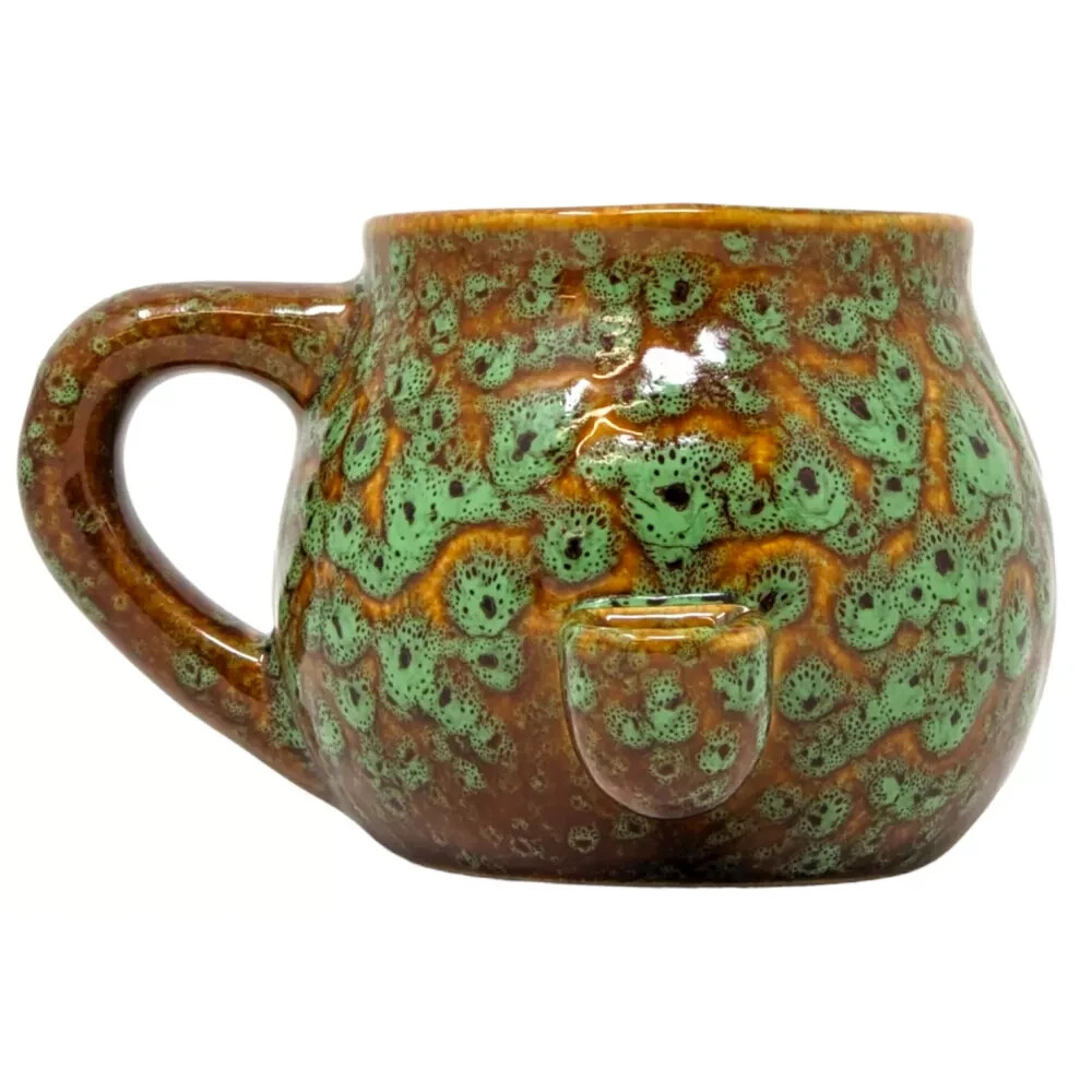 High Point Ceramic Glazed Artwork Mug Hand Pipe