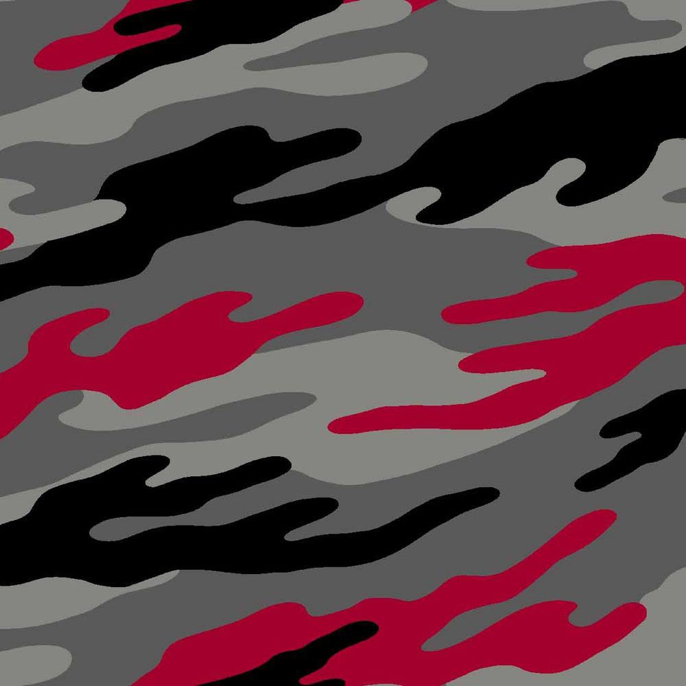 Double-Sided Brushed Camo Print Fabric in 92% Polyester 8% Spandex Blend for Durable and Stretchy Use