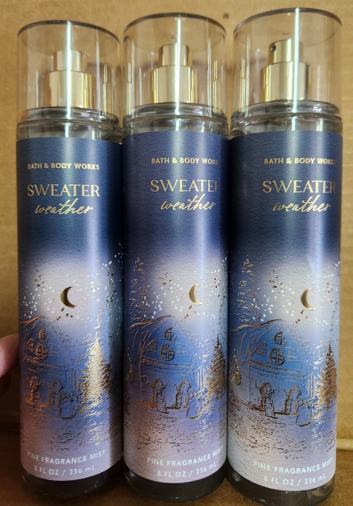 Sweater Weather 3-Pack Body Mist Sprays by Bath & Body Works