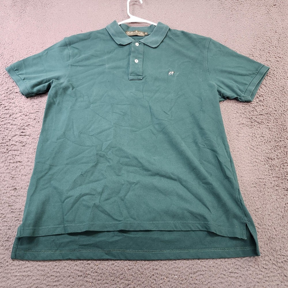 Southern Point Co Polo Shirt Mens XL Green Gretton Polo Dog Logo Short Sleeve