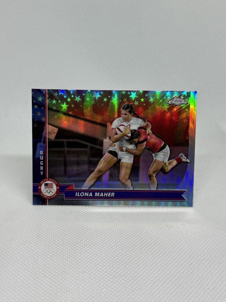 2024 Topps Chrome U.S. Olympic Refractor Ilona Maher