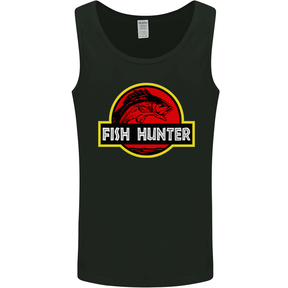 Fish Hunter Funny Fishing Fisherman Mens Vest Tank Top