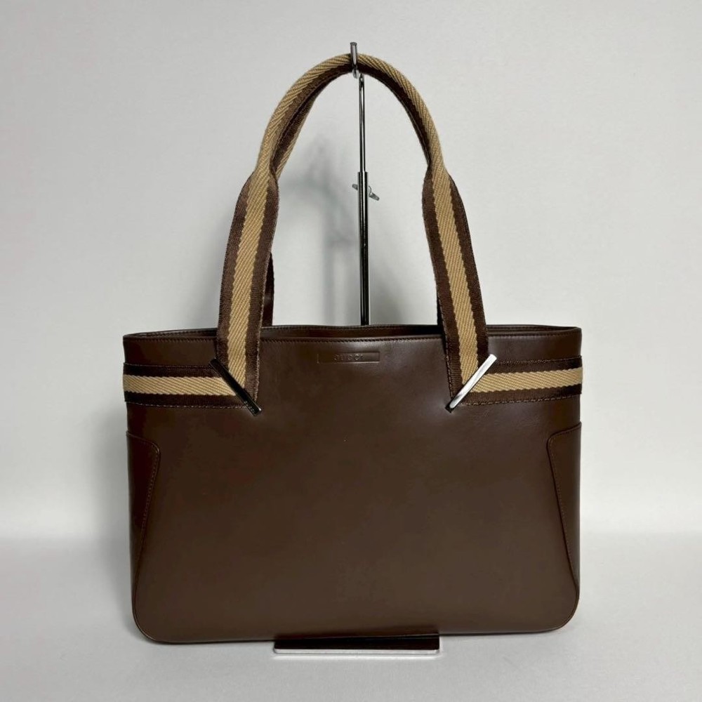 Gucci Sherry Line Brown Handbag 2503 106 Leather Tote