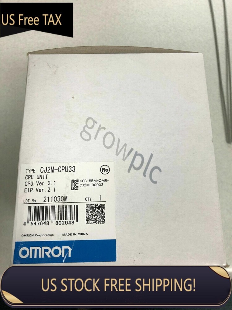 Omron CJ2M-CPU33 CPU Unit PLC MODULE New In Box Fast Shipping