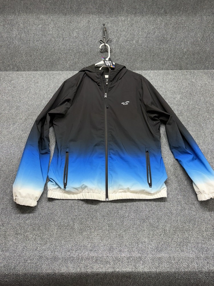 Hollister Epic Flex Jacket Men’s Size Large Black Long Sleeve Full Zip