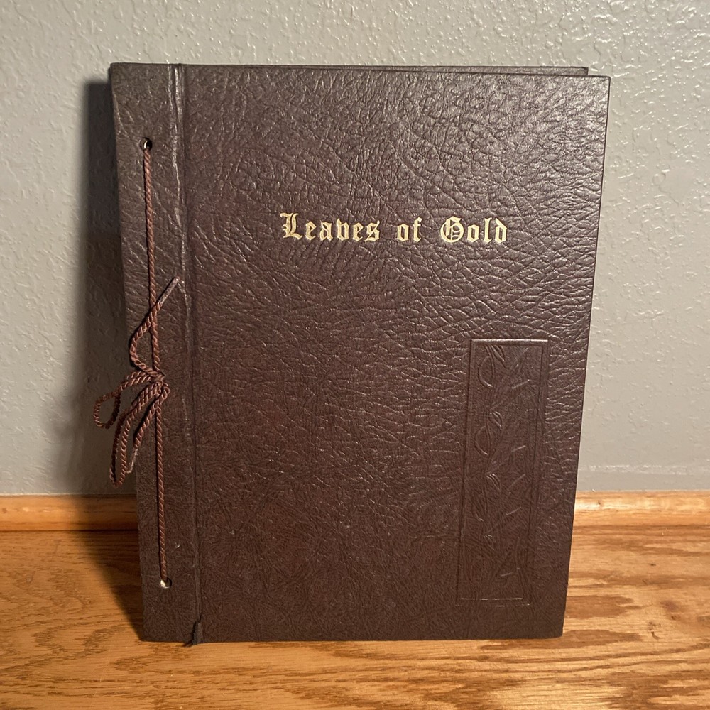 Vintage 1948 Leaves of Gold Prayer Anthology Hardcover