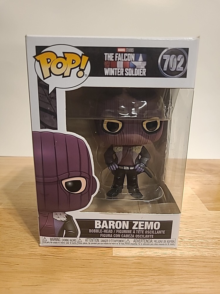 Funko Pop! Baron Zemo #702 Marvel: The Falcon and the Winter Soldier W/Protector