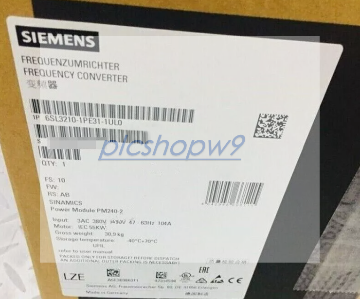 6SL3210-1PC31-3UL0  New Siemens Frequency Converter 6SL3210-1PC31-3UL0