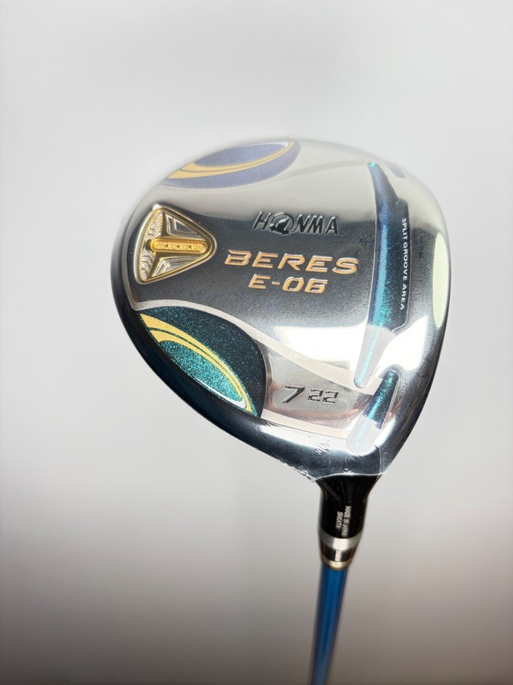 HONMA BERES E-06 3-Star 7W 22° Fairway Wood RH R-Flex ARMRQ X43 Made in Japan