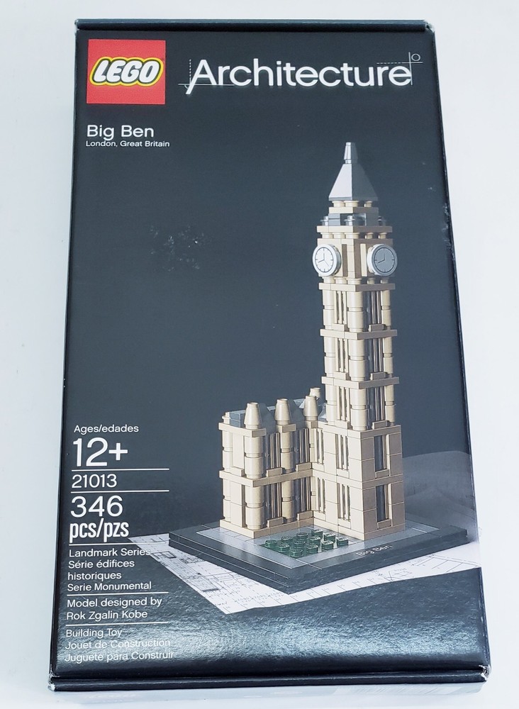 Retired LEGO Architecture 21013 Big Ben London Clock Tower Sealed New