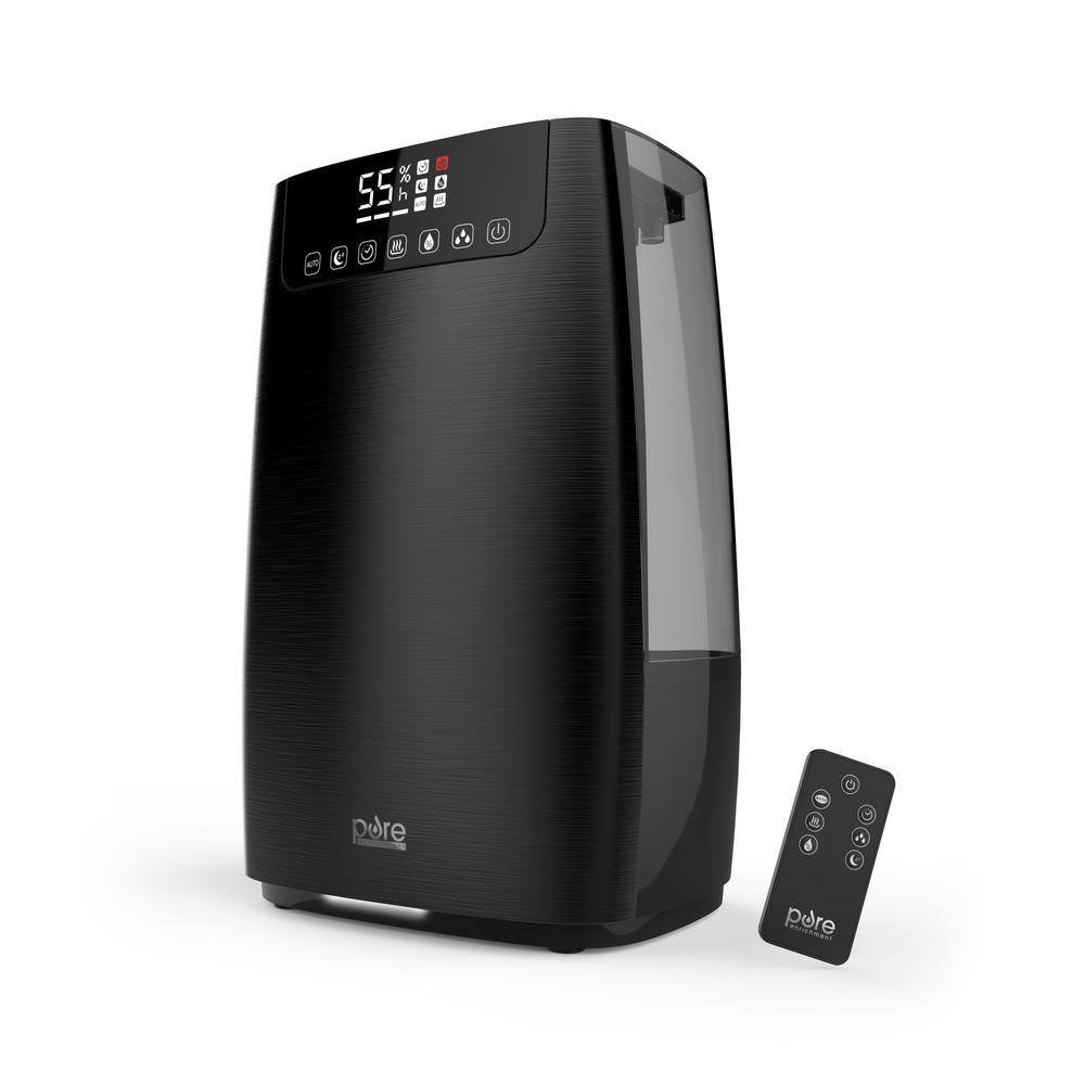 HumeXL Pro Digital Humidifier with Warm Cool Mist Large Tank Remote Control