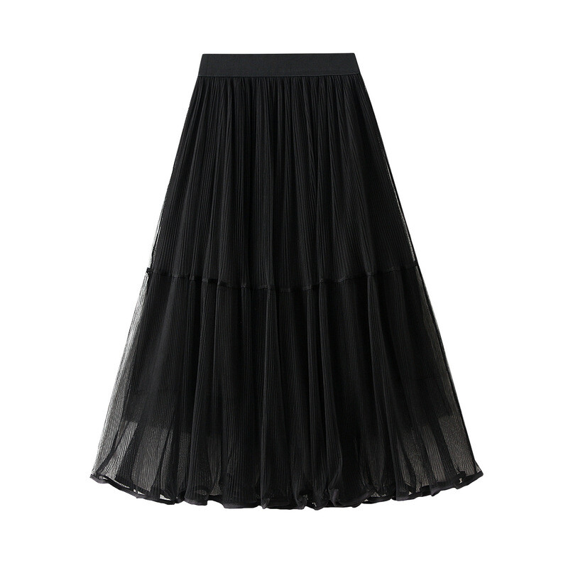 Elegant women's midi skirt for spring summer fashion