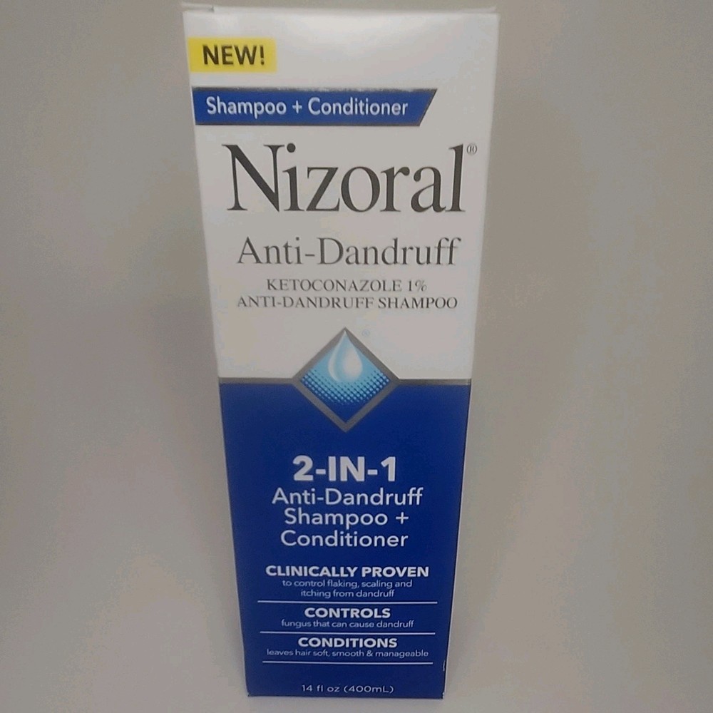 Nizoral Anti-Dandruff  2-IN-1 Shampoo & Conditioner 14oz Large Size EXP: 09/27+